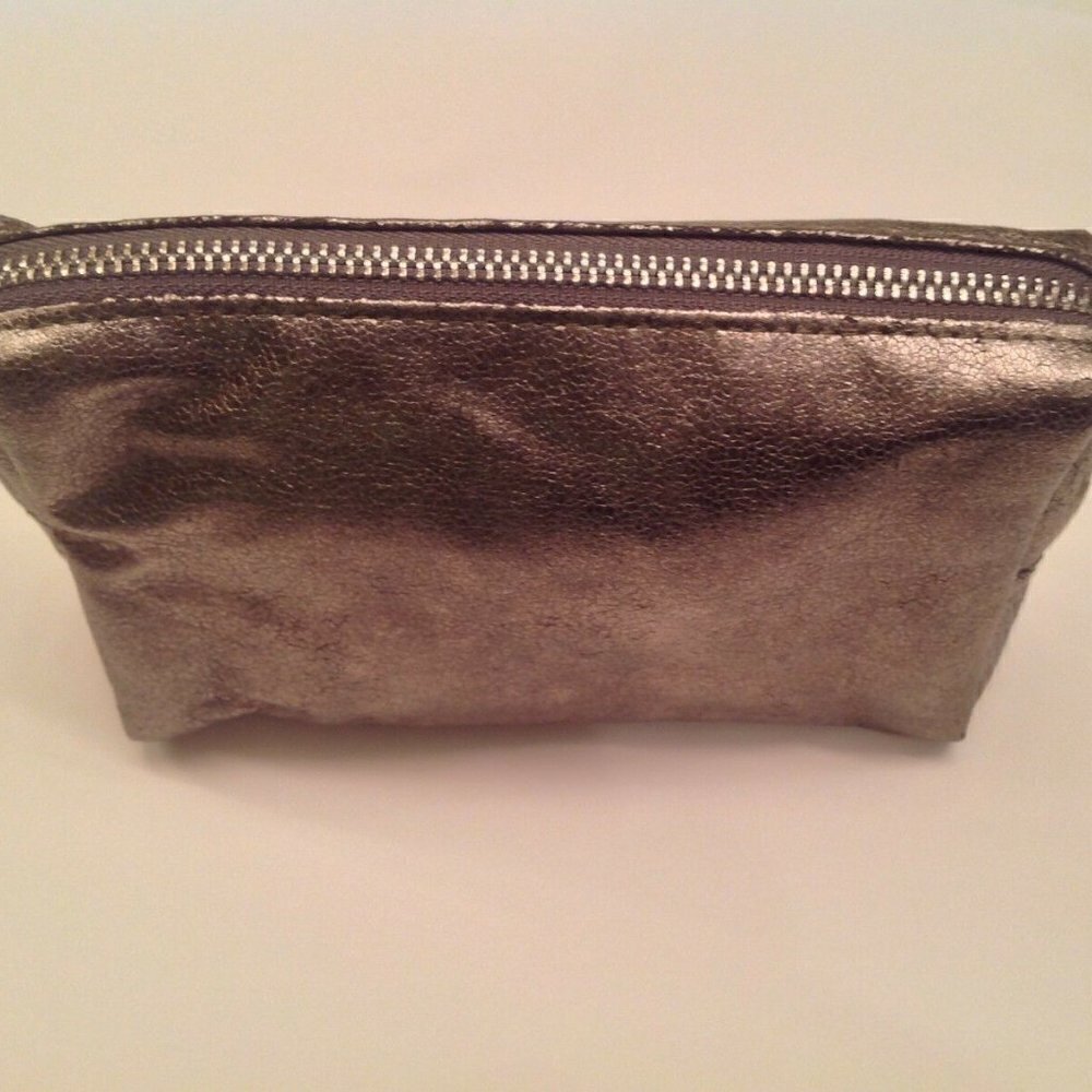 bareMinerals Gunmetal Clutch Purse / Makeup Bag / Cosmetics Bag / BRAND NEW